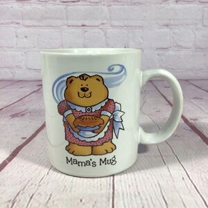 Vintage Russ Mama's Mug with Bear and Pie Design